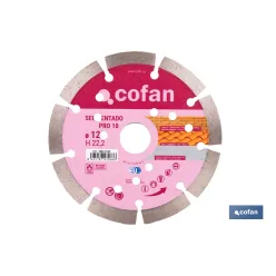 DISCO UNIVERSAL SEGMENTADO PRO 10-125 MM