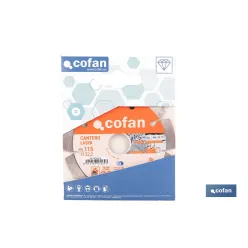 DISCO DIAMANTE MODELO CANTERO 115MM.