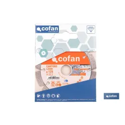 DISCO DIAMANTE MODELO CANTERO 125MM.