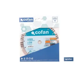 DISCO LASER ALTO RENDIMIENTO MATERIAL DE CONSTRUCCION 230MM H15