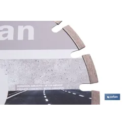 DISCO REFORZADO ASFALTO 300MM H10 - H25,4