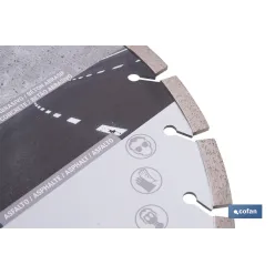 DISCO REFORZADO ASFALTO 350MM H10 - H25,4