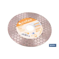 DISCO PORCELANICO DUAL CORTAR Y DESBASTAR 125MM H22,3