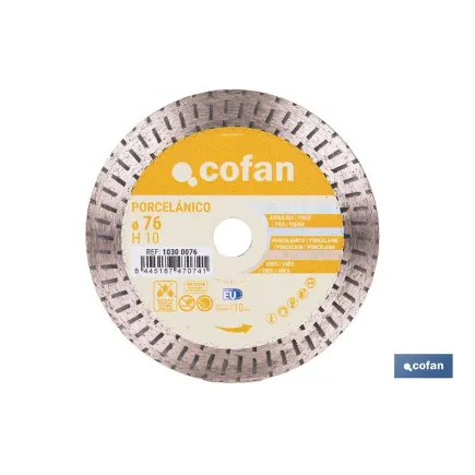 DISCO DIAM. PORCELANICO 76MM H10