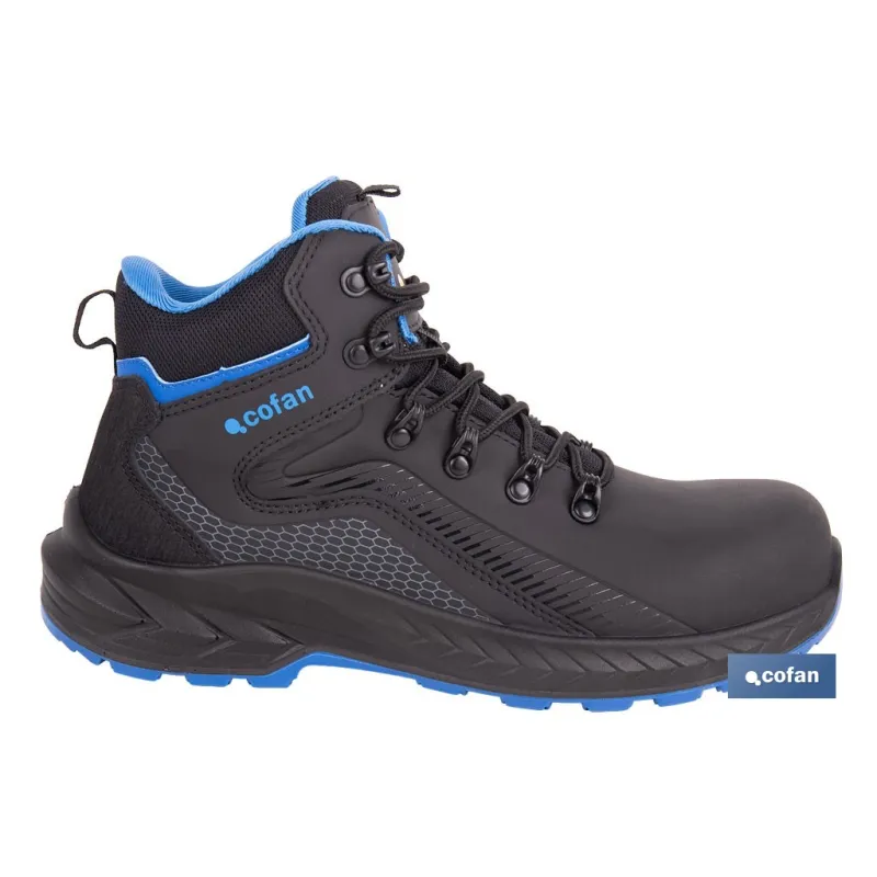 BOTA SPORT S3L FO SR AZUL/NEGRO MODELO NAMUR TALLA 44