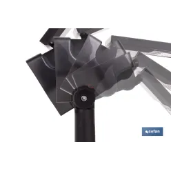 PACK DE 4 UDS. APLIQUE SOLAR CON SENSOR 3,7 V 1,2 Ah 3000 K 330 X 104 X 161 MM