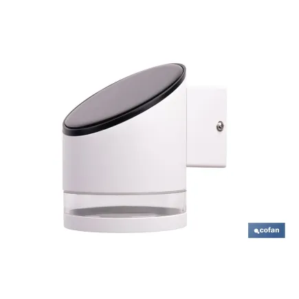 APLIQUE LED SOLAR BLANCO CON SENSOR 3,7 V 1,2 Ah IP65 3000 K 120 X 90 X 120 MM