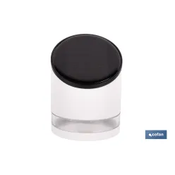 APLIQUE LED SOLAR BLANCO CON SENSOR 3,7 V 1,2 Ah IP65 3000 K 120 X 90 X 120 MM