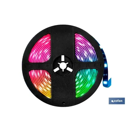 TIRA LED 12 V IP65 CON CONTROL REMOTO 3 M