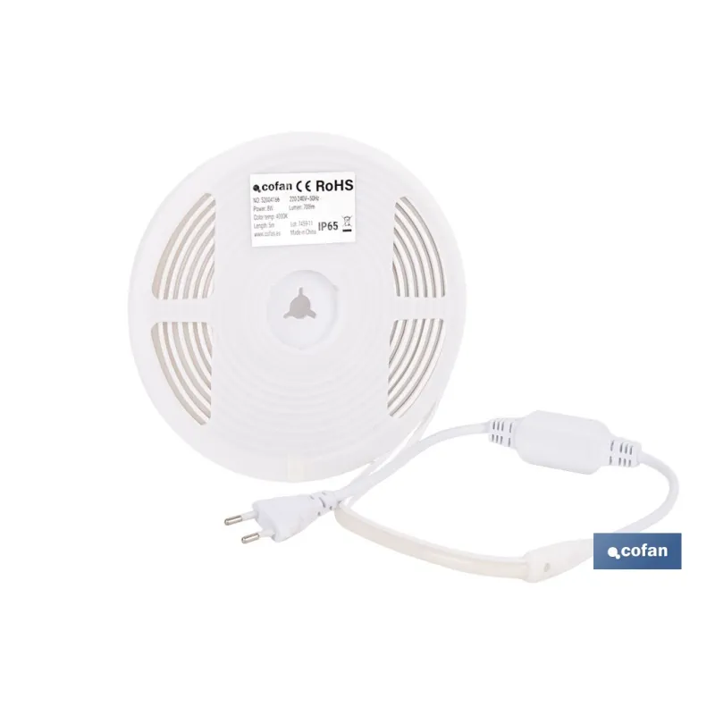 TIRA LED DE NEÓN 8 W IP65 700 LM 5 M