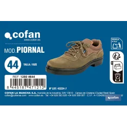 ZAPATILLAS TREKKING KAKI MOD.PIORNAL T-44
