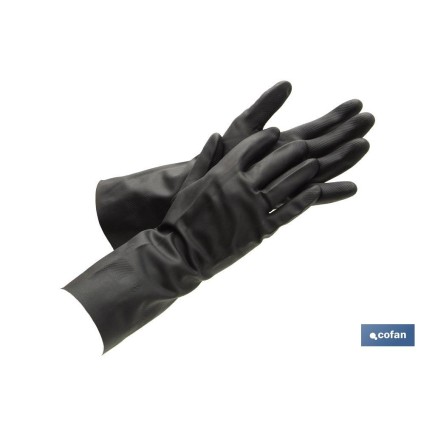 GUANTE NEGRO NEOPRENO 100% T 10