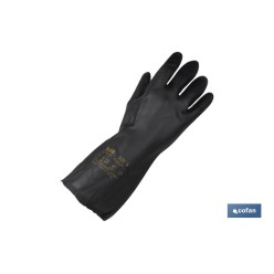 GUANTE NEGRO NEOPRENO 100% T 10 VENTA UNITARIA