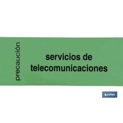 CINTA BALIZ. TELECOMUNICACIONES 150MMX250MTS