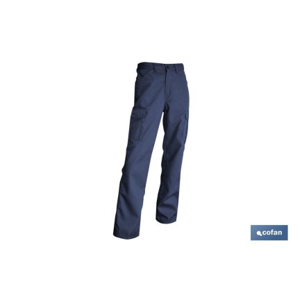 PANTALON TRABAJO SERVET 245 gms/m AZUL MARINO T-38