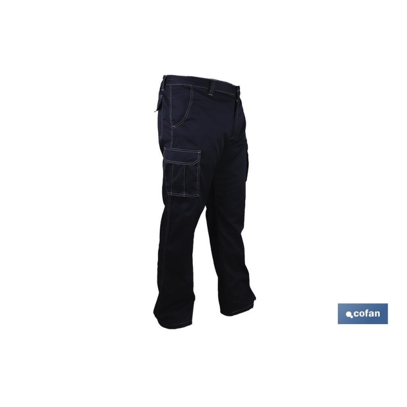 PANTALÓN DE TRABAJO TIPO DENIM MODELO GRASBERG 240 G/M2 AZUL TALLA 38