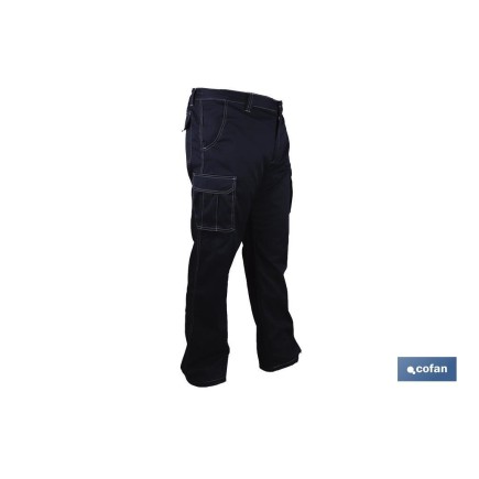 PANTALÓN DE TRABAJO TIPO DENIM MODELO GRASBERG 240 G/M2 AZUL TALLA 38