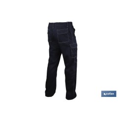 PANTALÓN DE TRABAJO TIPO DENIM MODELO GRASBERG 240 G/M2 AZUL TALLA 38