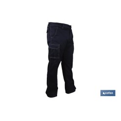 PANTALÓN DE TRABAJO TIPO DENIM MODELO GRASBERG 240 G/M2 AZUL TALLA 48