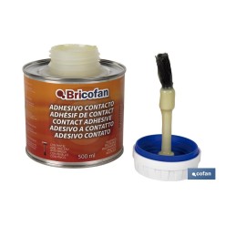 BOTE ADHESIVO CONTACTO BRICOFAN C/PINCEL (500ML)