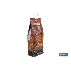 BOLSA BRIQUETAS CARBON VEGETAL 3 KGS
