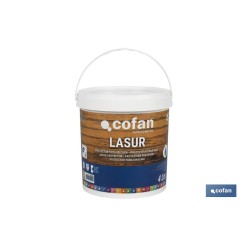 LASUR PROTECTOR AL AGUA PARA MADERA MATE INCOLORO 4 L