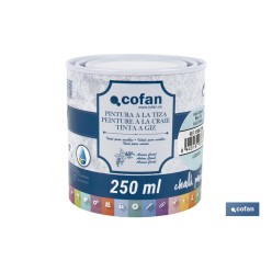 PINTURA A LA TIZA, CHALK PAINT, AZUL CELESTE 250 ML