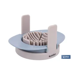 CORTADOR DE HUEVOS 4 EN 1 CON DIFERENTES LAMINAS DE CORTE