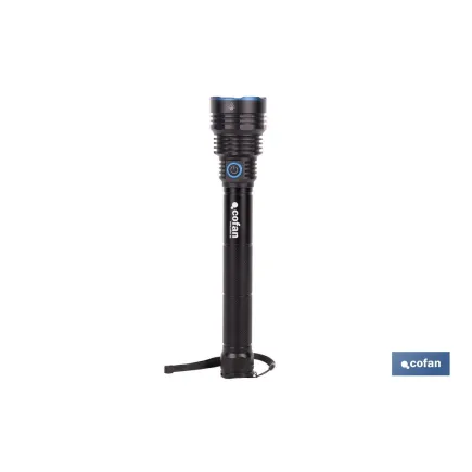 LINTERNA HIGH POWER LED 18.000 LM CON 6 FUNCIONES Ø65 X 322 MM