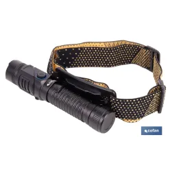 LINTERNA HIGH POWER LED 1200 LM PLEGABLE CON 5 FUNCIONES Ø25 X 132 MM