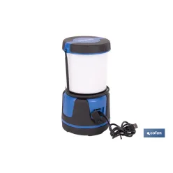 LINTERNA LED PARA CAMPING 2000 LM CON 5 FUNCIONES IP44  Ø115 X 210 MM