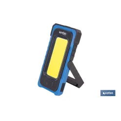 LÁMPARA DE INSPECCIÓN 500 LM COB LED Y PANEL SOLAR