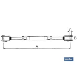 TENSOR HORQ.-HORQ. Z DIN 1480 M-10 venta unitaria