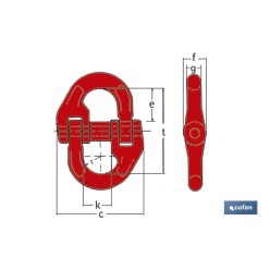 HAMMERLOCK PARA CADENA 8MM 2TN