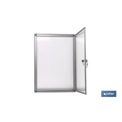 VITRINA PARA IMANES CON CIERRE (350X500MM)