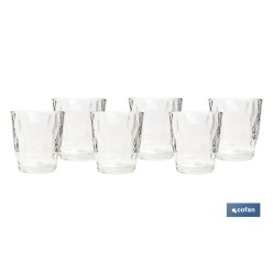 PACK 6 VASOS ALTO VIDRIO 47 CL MODELO JADE