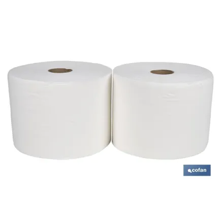 BOBINA CELULOSA EXTRA-LAMINADA VIRGEN 2 CAPAS 3K. 287 MT(2ROLLOS).