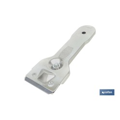 RASQUETA DE VITROCERÁMICA INOX. MODELO SENA 13,5 X 4,5 CM