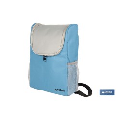 MOCHILA NEVERA COLOR AZUL/GRIS CLARO 10 L