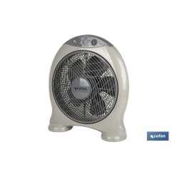 VENTILADOR CON TEMPORIZADOR 50 W BEIGE CLARO