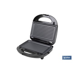 SANDWICHERA MULTIUSOS,GRILL Y GOFRERA 3 EN 1 PLACAS INTERCAMBIABLES  750W 24 X 22,8 X10,9 CM