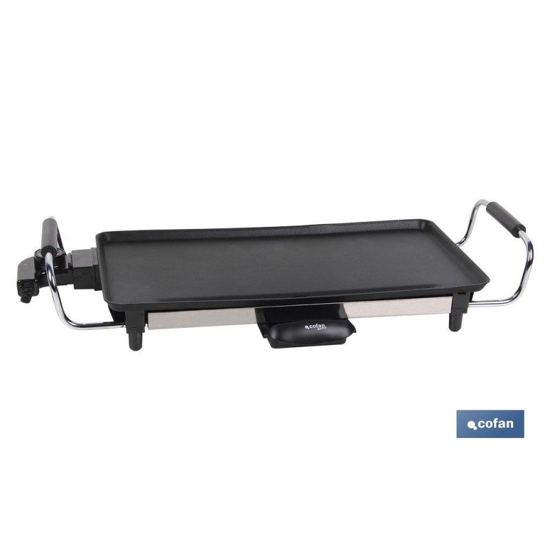 PLANCHA DE ASAR ELECTRICA 2000W 45 X 25 X 7 CM