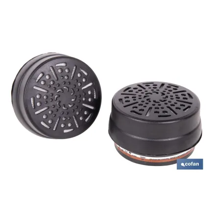 SET DE 2 FILTROS TIPO A1P3 (ADAPTABLES A MÁSCARA FACIAL)