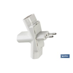 ADAPTADOR MULTIVIA 3 VIAS (10A-250V)