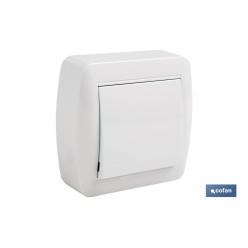 CONMUTADOR-INTERRUPTOR SUPERFICIE MODELO ATLANTIS 10A BLANCO