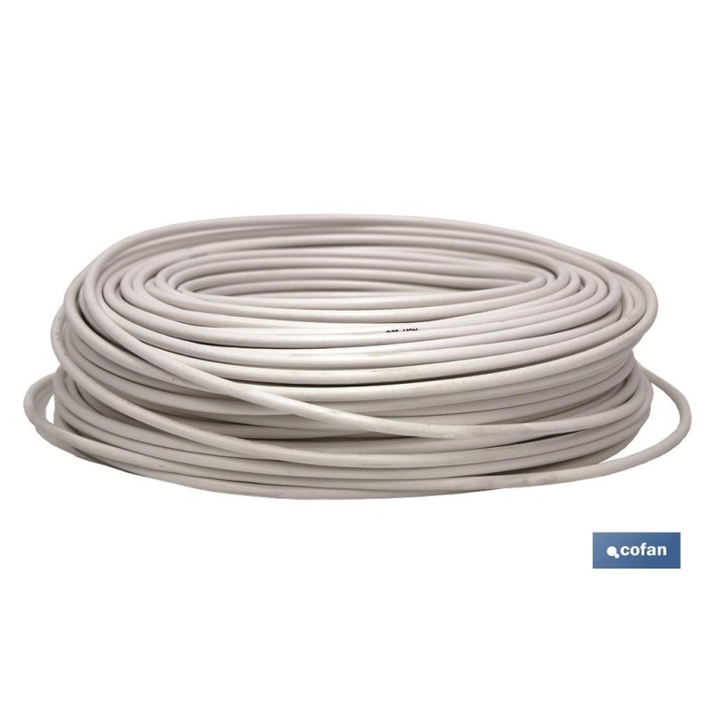 CABLE ANTENA 75 Ohm BLANCO (100 M)