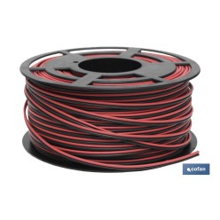 ROLLO 100M CABLE PARALELO ROJO/NEGRO (2X1,5)