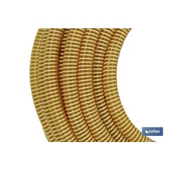 ROLLO DE TUBO DE ASPIRACION ESPIRAL AMARILLO Ø60mm 25m