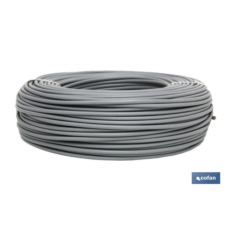 ROLLO CABLE H07V-K 1X1,5MM2 GRIS (100M)