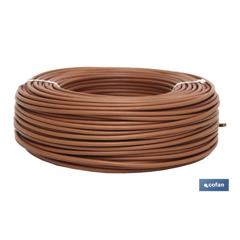 ROLLO CABLE H07V-K 1X6MM2 MARRÓN (100M)